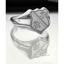 Alternate image for Irish Rings - Sterling Silver Family Crest Shield Ring