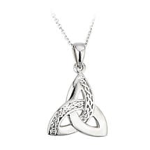 Alternate image for Celtic Pendant - Sterling Silver Celtic Trinity Knot Pendant with Chain