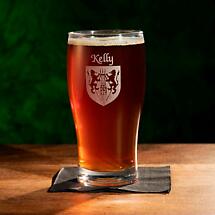 Alternate image for Personalized Irish Coat of Arms Tavern Glasses - Set of 4