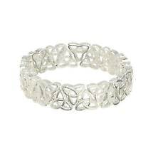 Irish Celtic Trinity Knot Stretch Bracelet - Narrow Product Image