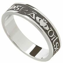 Claddagh Ring - Ladies Gra Dilseacht Cairdeas 'Love, Loyalty, Friendship' Irish Wedding Ring Product Image