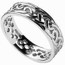 Celtic Ring - Ladies Filigree Celtic Wedding Band Product Image